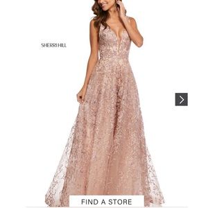 💗💗Sherri Hill blush prom dress❤️❤️